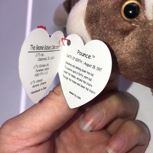 Pounce Beanie Baby - Picture 3 of 3